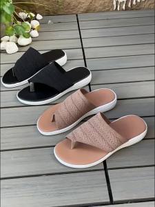 WomenS 2026 New Flip-Flops Comfortable Lightweight Versatile Outdoor Beach Sandals