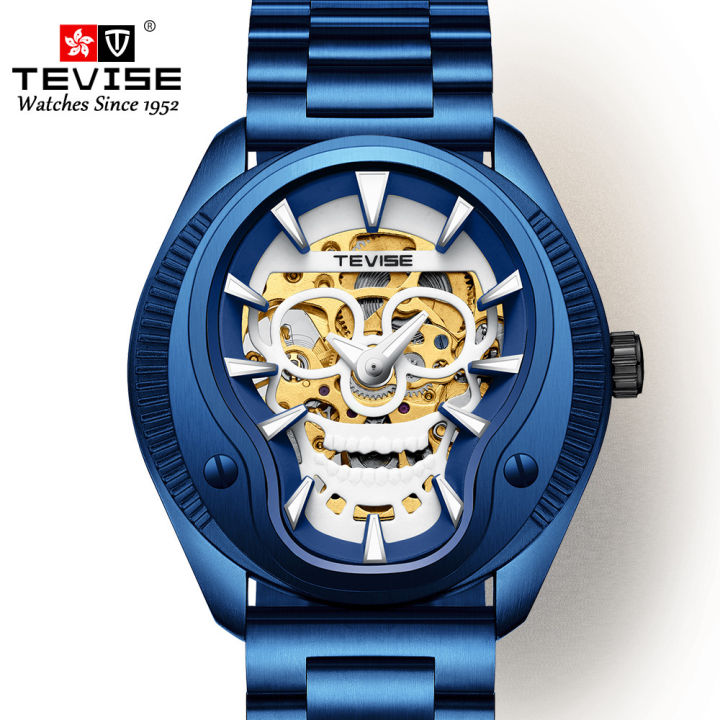 TEVISE Watch 100 Genuine T853 Fully Automatic Machinery Luminous Cut ...