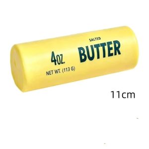 PERSLIGH Sensory Soft Slow Rebound Butter Stick Relax Gift Release Hand Realistic Butter Sticks Venting Ball 11cm Cylinder Butter Stick Squeezing Toy Kids Toy
