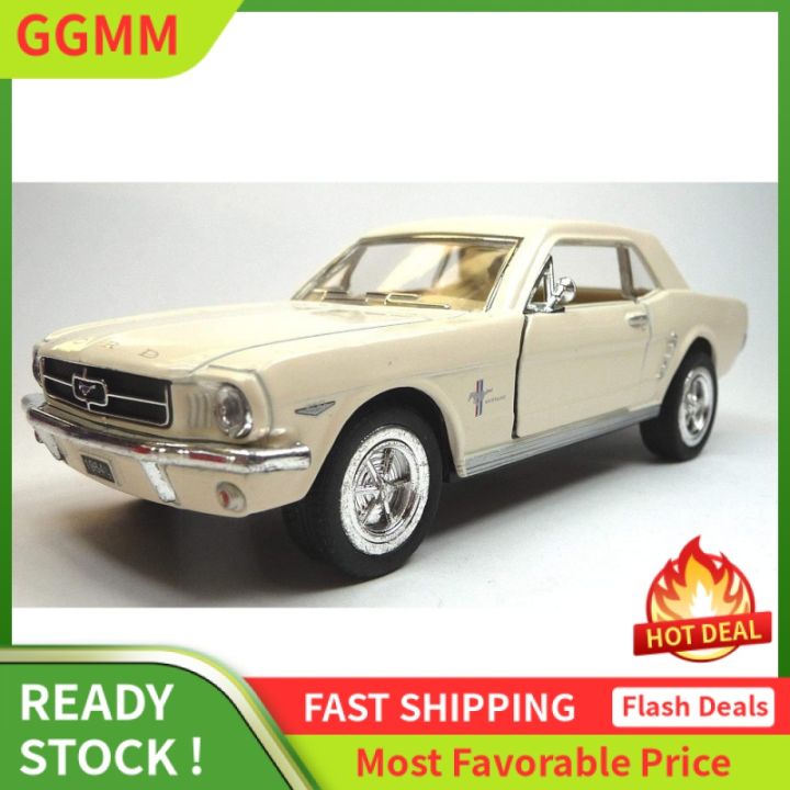 LZD 1964 12 Ford Mustang In White Diecast 1:36 Scale By Kinsmart ...