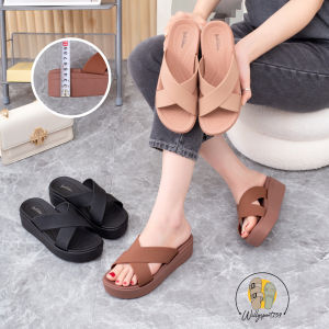 Sandal perempuan balance jelly terbaru sandal wanita model wedges selop kekinian remaja korea