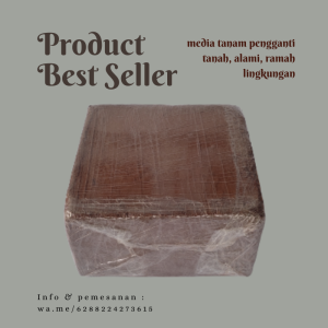 COCOPEAT BLOCK 5 kg mengembang 6x HALUS ALAMI | MEDIA TANAM ALAS SUBTRATE KANDANG REPTIL