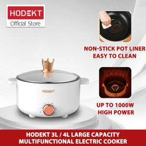HODEKT Electric Frying Pan Rice Portable Mini Rice Cooker Periuk Nasi Multicooker Steamer 電煮鍋