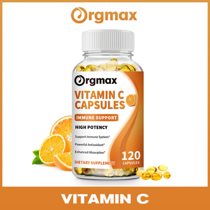 Orgmax Vitamin C Capsules 1000mg Improve Immunity Promote Skin & Joints
