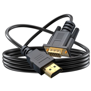 Reliable 1080P HDMIs to VGA Adapter Cable Gold Plate HDMIs to VGA Cable for Laptops Desktops PC and More Devices