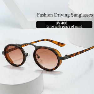 แว่นกันแดดกรอบโลหะย้อนยุคใหม่สำหรับผู้หญิงผู้ชายกรอบทรงกลมแว่นตากันแดดคุณภาพสูงคลาสสิกแว่นกันแดดกลางแจ้ง