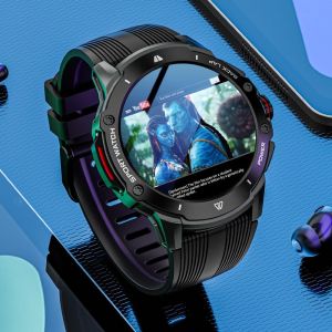 LOKMAT APPLLP Smart Watch Independent Android System Smart Watch Phone Fitness Tracker Touch Screen Wi-Fi Call Watch Heart Rate Monitor