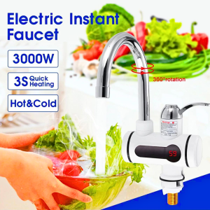 ORI Temmax Kran Keran Pemanas Air Wastafel Dapur Toilet Kamar mandi elektrik listrik instan 3000W