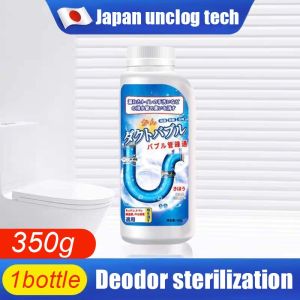 【Powerful dissolution】Japan powder pipe dredging agent Drain Clog Remover Dissolves Hair Grease Kitchen Bathroom Drain Cleaner
