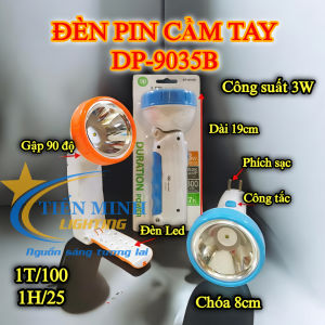 Đèn Pin Cầm Tay DP-9035B (3W) Đa Chức Năng Gập 90 độ SIÊU SÁNG