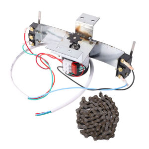 Egg Turning Motor System(Exhaust Blower Fan+60KTYZ Synchronous Motor+Bracket+Limit Switch+Chain) for Automatic Incubator Parts and Accessories Complete Set