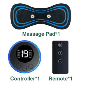 🔰 EMS Cervical Massage Stickers USB Rechargeable Stimulator Neck Hump Vertebra Physiotherapy Instrument Muscle Relief