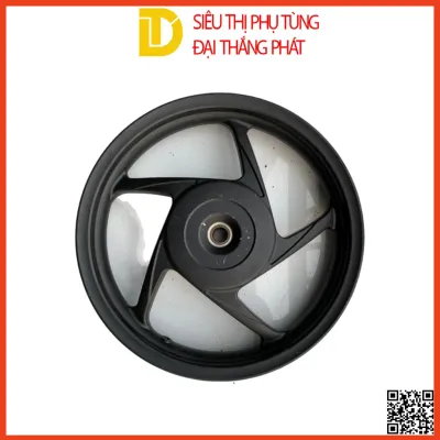 Mâm (vành) đúc sau xe Click và AirBlade cũ đời đầu 5 nan màu đen chính hãng Honda