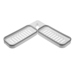 Fypo phòng tắm punch-miễn phí có thể gập lại giá lưu trữ góc bồn rửa tường gắn thoát nước lưu trữ giá có thể điều chỉnh kệ để trên bồn rửa bát Túi sắp xếp phòng tắm