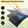 Qivine Black Out Shades for Bedroom Windows, Portable Blackout Curtain for Living Room, No Tools Cordless Window Shades for Home, 78.7 * 56.5'' Temporary Fabric No Drill Blinds & Shades for Travel. 