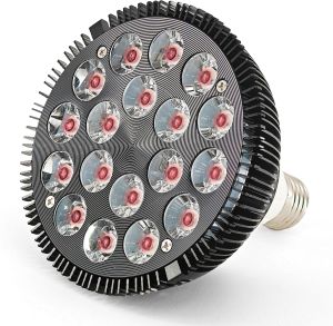 Infrared Lamp Bulb 660nm Red and 850nm Near Infrared Bulb Accessory for ET350 Infrared Light Device ETPAR38 (Black)