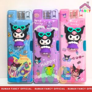 [FREE DUS + BUBBLE] Pencil Case/ Kotak Pensil Magnet PREMIUM LPY-19-18 Motif Lucu & Unik Kurom1