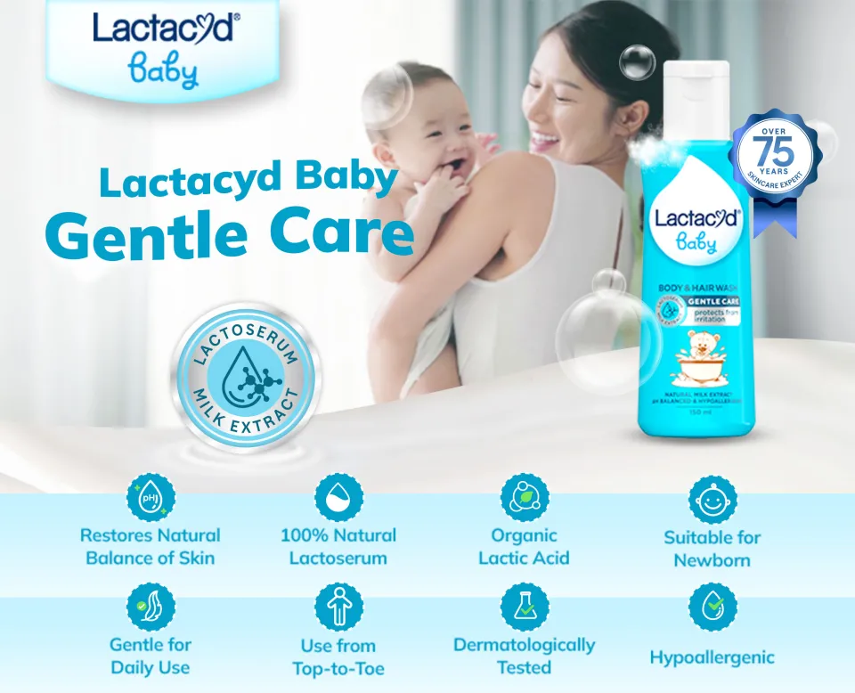 Lactacyd Baby Gentle Care Baby Wash 500mL Lactacyd Baby Active Play  Anti-Bacterial Baby Wash 250mL