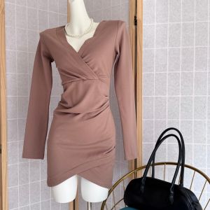 Summer Korean simple white mini dress with sleeves for women formal plus size dress civil wedding XL