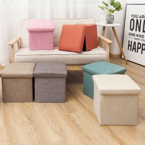 เก้าอี้สตูล เก้าอี้ สตูลวางเท้าและเบาะนั่ง เก้าอี้สตูลนั่ง เบาะสตูลนั่ง เก้าอี้ตกแต่งห้อง กล่องเก็บของ 🚩พร้อมส่ง🚩