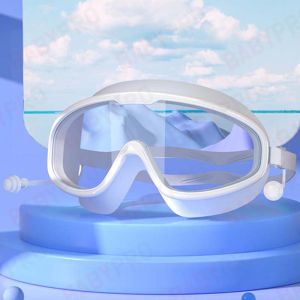 แว่นตาว่ายน้ำสำหรับผู้ใหญ่ แว่นตาว่ายน้ำผู้ใหญ่ใส่ได้ทั้งผู้หญิงผู้ชาย แว่นตาว่ายน้ำ แว่นดำน้ำ มีที่ปิดหูกันน้ำ กัน UV กันน้ำได้ดี