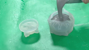 Handmade Craft Molds Silicone Jar Mold Storage Box Mold Skull Shape for Projects and Home Decoration Enhancements