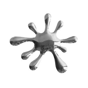 Unique Openwork Water Ripple Pin Stainless Steel Sweater Suit Accessories Suitable for Matching Elegant Outfits