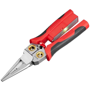 Công nghiệp 8 chức năng công cụ tước dây tích hợp vôn kế Ergonomic nonslip Grip cho thợ điện