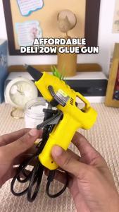 Deli Hot Melt Glue 20W 40W 60W 80W Portable Fast Heating Tool with Stand for DIY Crafts Repair