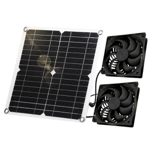 Professional Solar Powered Exhaust Fan 12W Household Ventilation Fan Solar plate Powered Fan Air Extractors Easy to Use