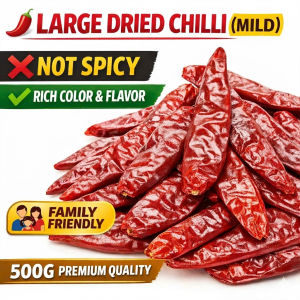 Dried Chili Yidu Big Size | Mild Spicy Dry Chili | Cooking Ingredient Premium 500g