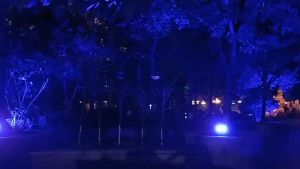 SXH Tree Lamp Landscape Spotlight Outdoor Waterproof Colorful Color Changing Outdoor Flood Light Courtyard Trees Underlit Lamp Lawn Ground Plugged Light