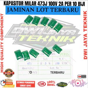 x10 Milar 473 47nf 100V komponen