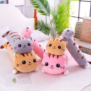 Cute Cat Pillow Cat Doll Plush Toy Bed Doll Anak Patung Kucing Comel 可爱猫咪毛绒玩具抱枕 🔥Ready Stock Limited Offer🔥