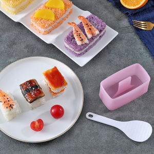 [COD] Rectangular Multi Layer Sushi Making Mold Onigiri Rice Ball Kitchen Bento Accessories DIY Rice Mold Cooking Baking Tools