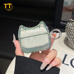Tri-Town Glitter Case for Airpods Pro 2 Airpods 4 Case Airpods 3/2/1 TPU Airpods Case Anti-loss Shockproof Cover