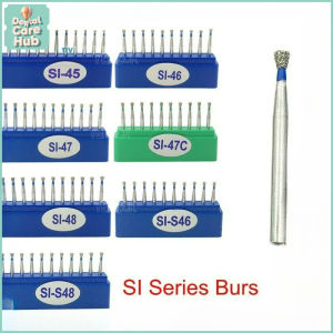 10pcs/Box Dental Diamond Burs Drills High Speed Handpiece Polishing Burs for Teeth Whitening