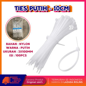 Kabel Tis 10 cm Cable Ties Tie Tali Alat Pengikat Pendek Putih 100 pcs
