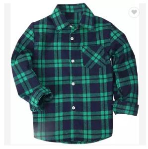 Kemeja Murah Anak Flanel Laki - Laki Terbaru 2024 umur 5 - 12 Tahun / Kemeja Panjang Anak Tanggung / Kemeja Panjang Motif Anak Pria Kemeja Anak Cowok Gaul / Kemeja Flanel Anak Warna Hijau Kotak-kotak - SMB