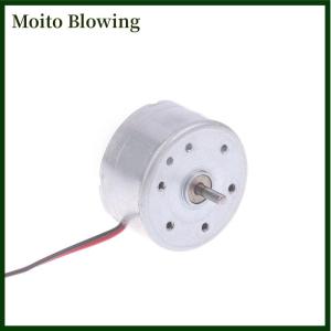 Moito RF-300EA-1D390 DC 1.5V 3V 5V 6V 7250RPM Mini Mute 24mm Round Spindle Motor Precious Metal Brush Engine DIY Solar Power Toy Model