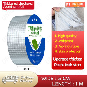 Butyl Waterproof Tape Aluminum Foil Tape 防水胶带 Wall Crack Waterproof Super Fix Repair Adhesive Repair Tape Tool
