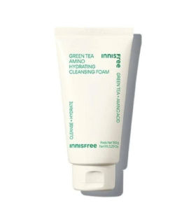 Sữa Rửa Mặt Innisfree Dưỡng Ẩm Chiết Xuất Trà Xanh (150g)-Hàn Quốc