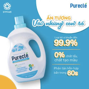 NƯỚC LAU SÀN ORGANIC PURECLE 3.8 lit và 1.38 lít