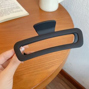 Jepit Rambut Salon 12.8cm Model Kotak Bolong Warna Matte Jedai Doff SUPER JUMBO Korea HMJ008