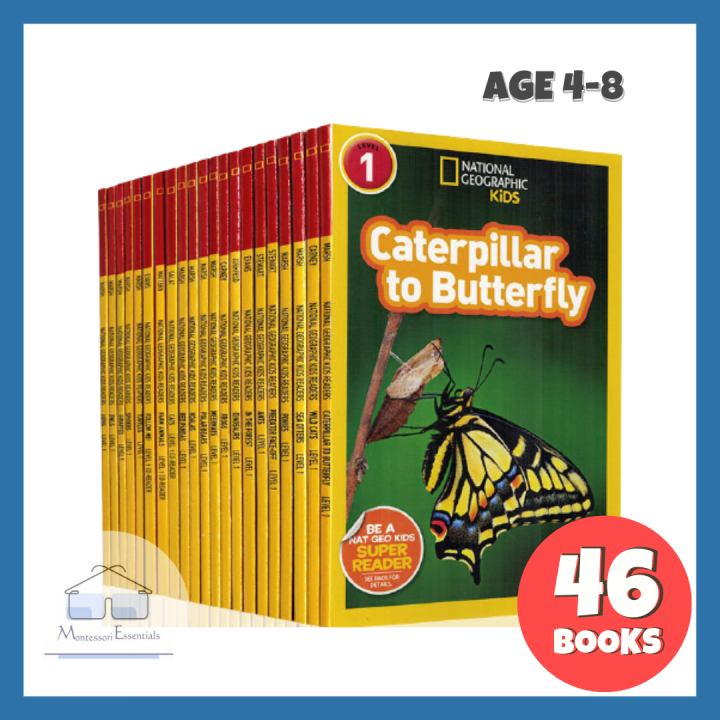 [SG STOCK] (Level 1 46 Books) National Geographic Kids Books Age 48