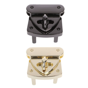 Kim loại kẹp mới khóa xoay khóa xoay da tự làm túi xách túi phần cứng accessori