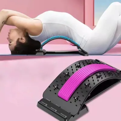 Winmax Back Stretcher for Back Pain Relief Multi-Level Back Cracker Board Lower and Upper Back Support for Herniated Disc