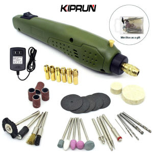 KIPRUN Professional Mini Grinding Set 12V DC Electric grinder Drill Tool for Milling Polishing Drilling Cutting Engraving