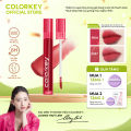 Son Kem Velvet COLORKEY Phiên Bản Nâng Cấp 3.0 Chất Son Mỏng Mịn, Bền Màu Mềm Mượt Trên Môi 3g. 