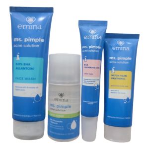 Emina Ms Pimple Paket - Paket Skincare Lengkap Atasi Jerawat